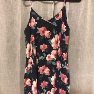 Floral Spaghetti Strap Dress
